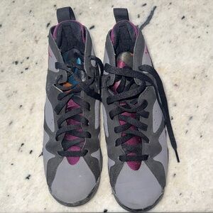 Jordan Gray and Pink Kids Sneakers